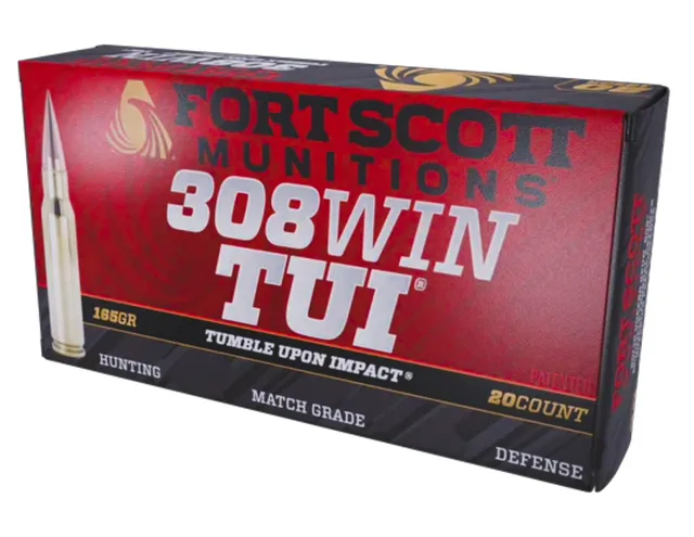 Fort Scott Munitions .308 Win. TUI 165GR SCS, 20rds