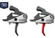 Rise Armament OPMOD Hex-C RA-240 AR15/AR10 Enhanced Rifle Trigger Red