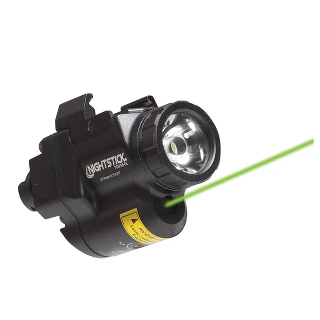 Nightstick Weapon Mounted Light with Green Laser - 650 lm Tactical Light