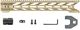 STNGR HWK M-LOK Free Float Handguard for AR15/M4 Cerakote FDE 15in