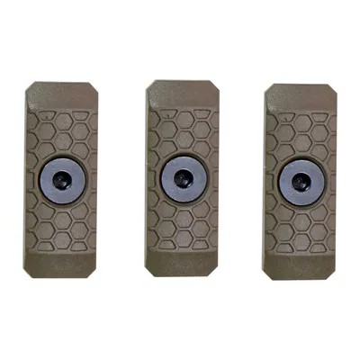 M-LOK Slate Grip Mini Panels 1-Slot FDE 3-Pack