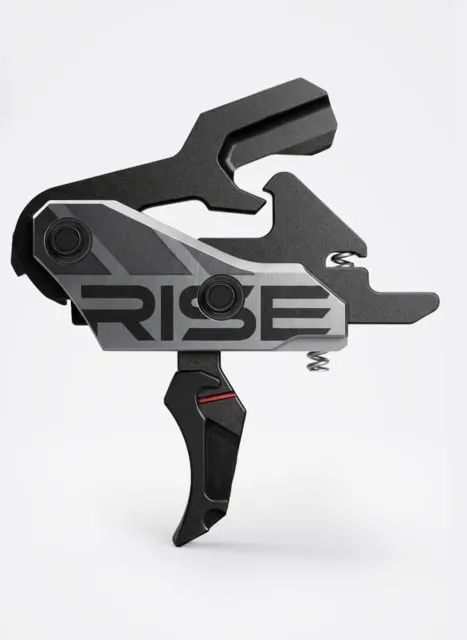 RISE Armament Blitz G2 Slide-and-Snap AR Trigger Curved Interchangeable Blade Face Black/Black