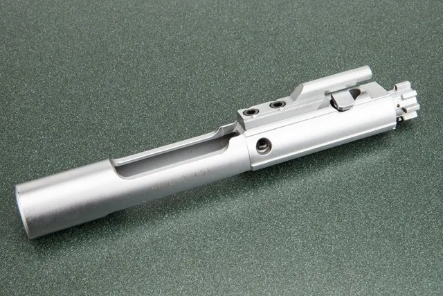 Young Mfg Chrome Bolt Carrier Group - LEFT HAND Full Auto