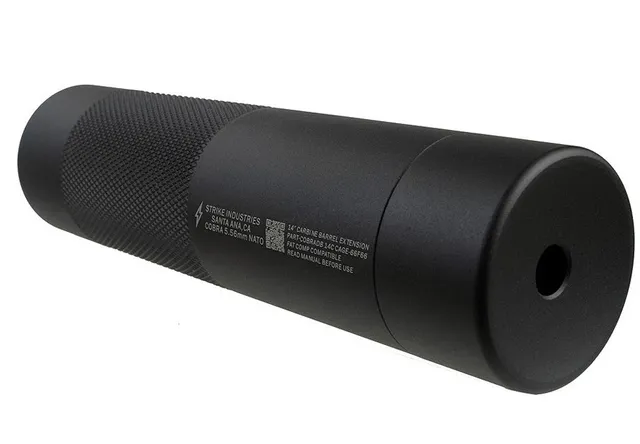 Strike Industries Cobra 14.5" Carbine Dummy Suppressor - SI-COBRADB145C