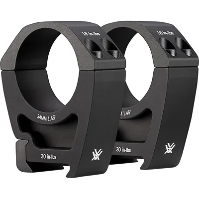 Pro Riflescope 34mm High (1.45") Rings