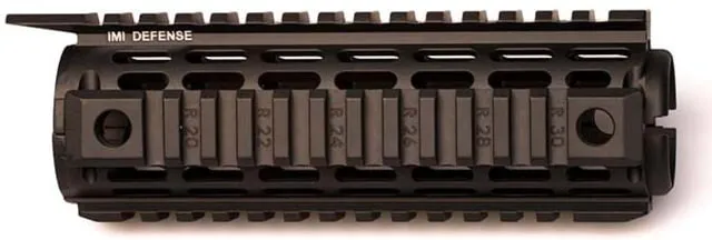 IMI Defense Aluminium AR-15 Picatinny Quad Rail Handguard Black 6.65in