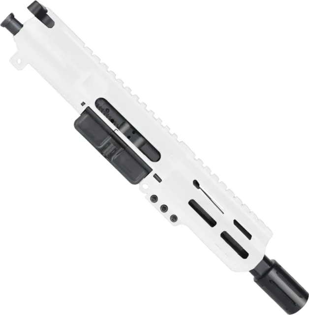 ABC RIFLE COMPANY AR-15 .223 Remington/5.56x45mm NATO Micro Pistol 5in Barrel M-LOK Handguard Upper Receiver w/BCG And Charging Handle White