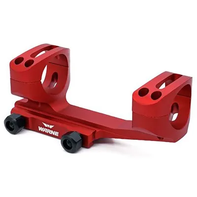 X-Skel Mounts - 34mm Ultra High (1.435") 0 MOA Mount, Red