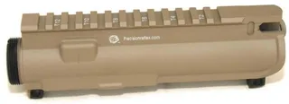 Precision Reflex AR-15 Flat Top Upper Receiver - Striped FDE