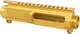 Guntec USA AR-15 5.56x45mm NATO Slabside Stripped Billet Upper Receiver Anodized Gold
