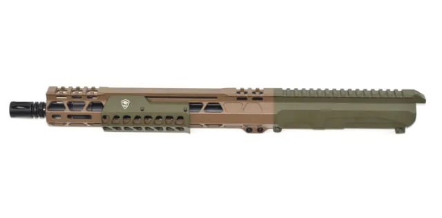 Bilson Arms BA-15FC 300 Blackout 12.5in Forward Complete Upper Assembly Pistol Length 1-7 Twist 5/8-24 TPI FDE/Sniper Green