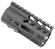 Guntec USA Ultra Lightweight Thin M-LOK Free Floating Handguard w/Monolithic Top Rail 4in Black