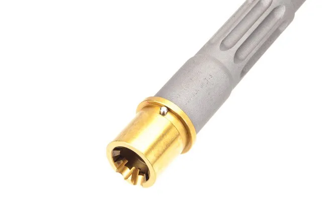 Rainier Arms Ultramatch MOD2 300 Blackout .800 Gas Block TiN Extension- 10.5 Satin