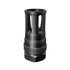Wolfpack Armory Recessed Night Howler Flash Hider Plan B 1/2x28 - Black Nitride