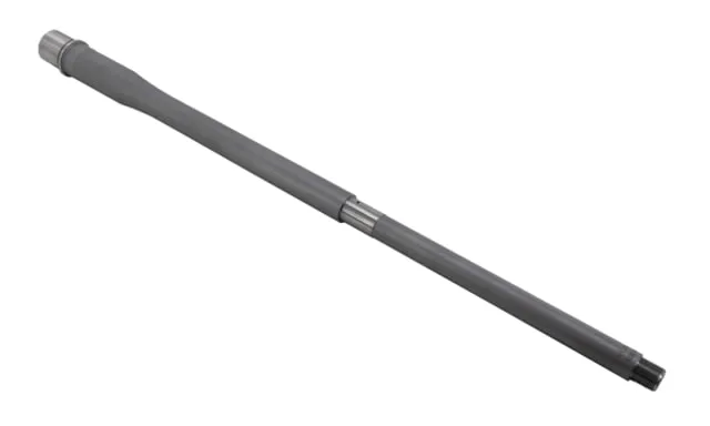 Shaw AR-10 6.5 Creedmoor Threaded Barrel No Flute 22in HBAR Profile 1-8 Twist 5/8-24 Thread Matte Stainless