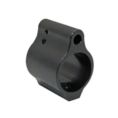 Tiger Rock .750 Low Profile Adjustable Gas Block Set Screw Style Black Small
