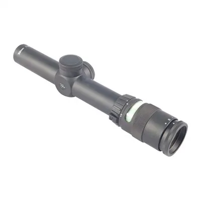 Accupoint 1-4x24mm SFP Illum German #4 Crosshair W/Green Dot Ret BLK
