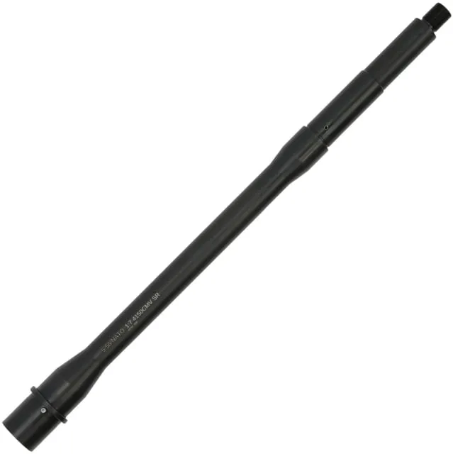 White Label Armory AR-15 5.56 NATO Threaded Barrel 13.7in Govermenr Profile Mid Length 1-7 Twist Black