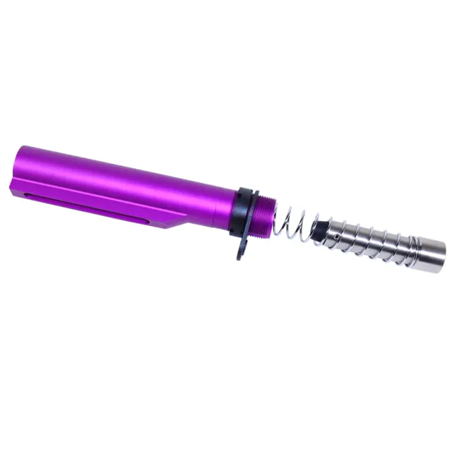 Guntec USA AR 9mm Cal MIL-SPEC Buffer Tube Set Anodized Purple