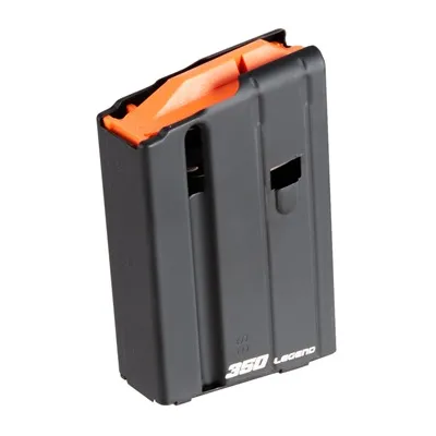 AR-15 .350 Legend Magazine 5-Round Stainless Steel Black