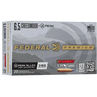 Premium Peak 6.5 Creedmoor 127gr LRX 20/Box