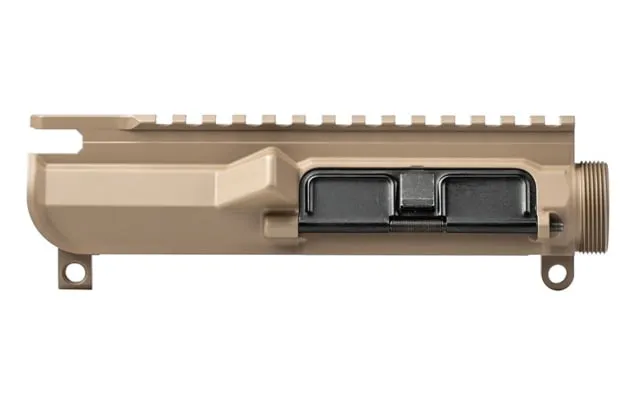 Aero Precision M4E1 5.56 NATO No Forward Assist Threaded Assembled Upper Receiver FDE Cerakote