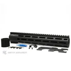 Griffin Armament Low Pro Rigid M-LOK Rail 12.5in Black Large