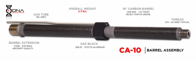 Christensen Arms CA-10 Carbon Barrel Assembly 308 WIN