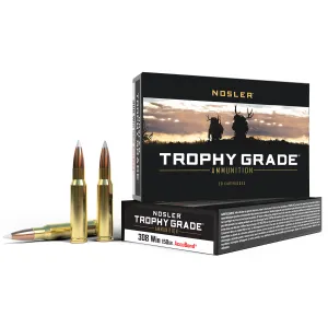 Nosler 60056 Trophy Grade 308 Win 150 Grain AccuBond Ammo, 20 Rounds