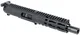 FM Products Foxtrot Mike Mike-9 9mm Luger 7inch Upper Receiver 1-10 Twist 1/2x28 Threads Micro Blast Diverter 5 inch Handguard Type III Hardcoat