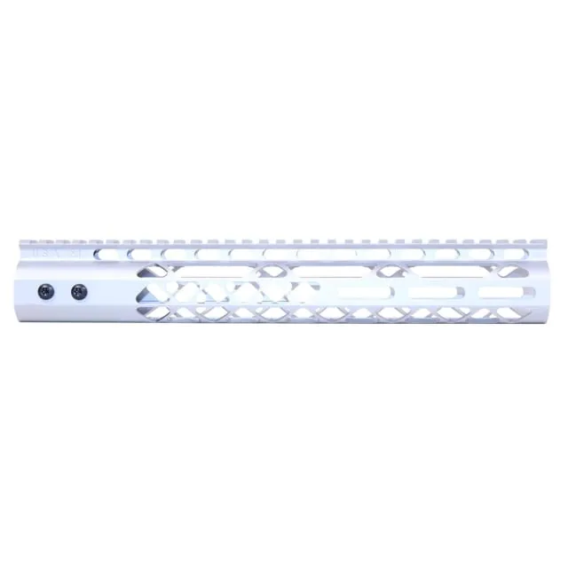 Guntec USA Air Lite M-LOK Free Floating Handguard w/Monolithic Top Rail 12in Clear