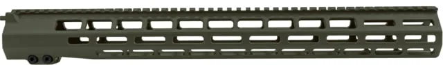Grey Ghost Precision AR-10 M-LOK Handguard 18 in Olive Drab Cerakote