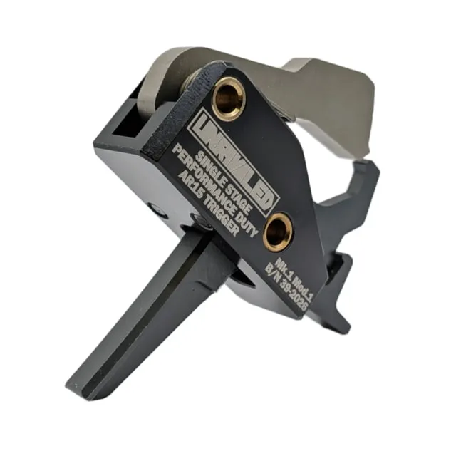 Unrivaled AR-15 Perfomance Duty Trigger Single Stage Black
