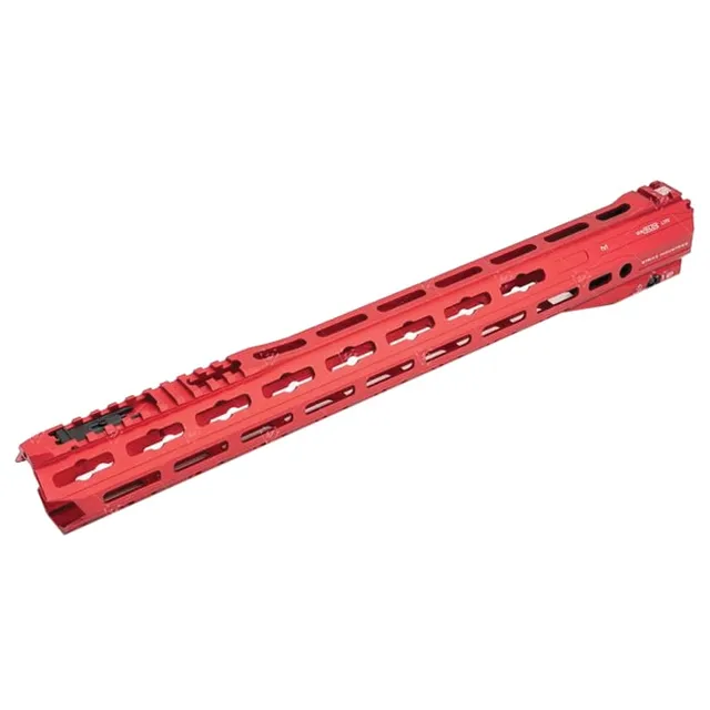 Strike Industries Gridlok LITE Rail 17" for M4 Upper Receiver, Red