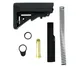 Tacfire AR15 Mil-Spec Buffer Tube Kit 6 Position Premium Stock /QD Attachment Black