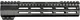 JE Machine Tech AR-15 Ultralightweight Minimalist Partial Top Rail 10 in No Anti Rotation Tabs Black