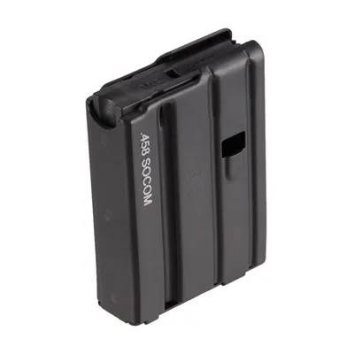 .458 Socom Magazine 4-Rd Aluminum Black