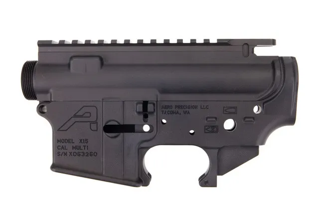 Aero Precision AR15 STRIPPED RECEIVER SET - BLACK