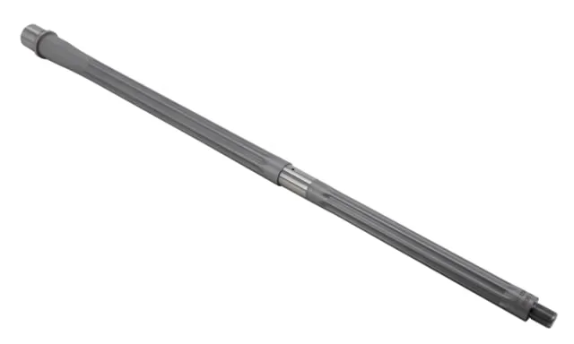 Shaw AR-15 6 ARC Threaded Barrel Straight Flute 22in HBAR Profile 1-7.5 Twist 5/8-24 Thread Matte Stainless