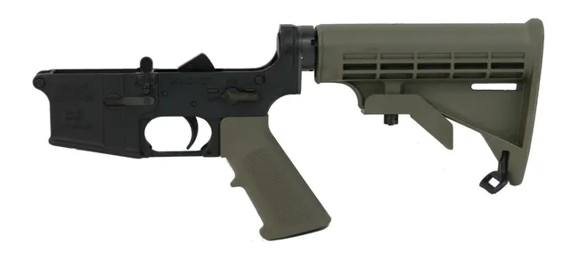 PSA AR15 Freedom Classic Lower, Olive Drab Green - 7779347