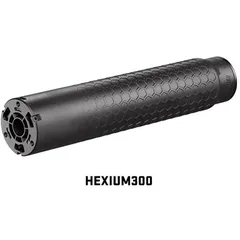 Hexium 300 AAC Blackout Hub Direct Thread Suppressor Black