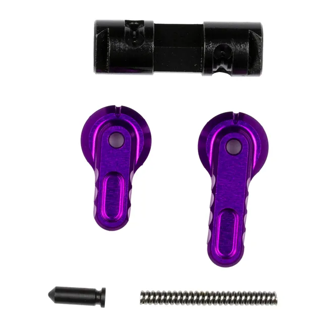 Battle Arms AR-15 BAD-ASS-LITE Ambidextrous Safety Selector 90/60, Purple