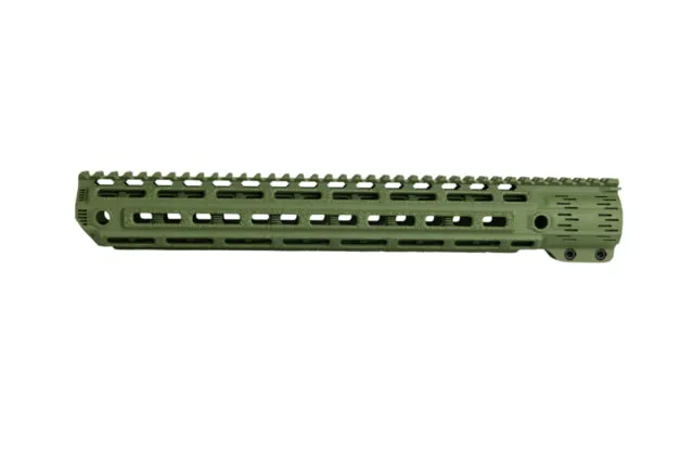 Mitchell Defense DualCool AR-15 M-LOK Handguard OD Green 15 In