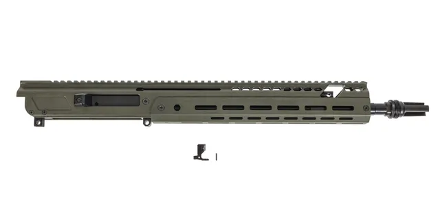 PSA JAKL 14.5" Rifle length Upper Assembly 5.56 NATO 1:7 Nitride w/Knurled CH, BCG ASR Flash Hider, ODG