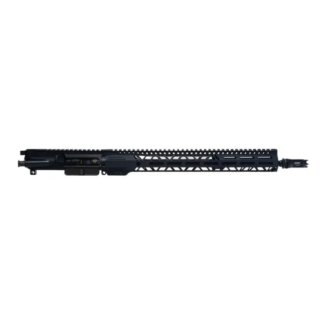 Faxon Firearms Duty Series AR-15 5.56 NATO 16in Upper Receiver Gunner Mid Length 1-8 Twist 1/2x28 w/BCG Supressor Black
