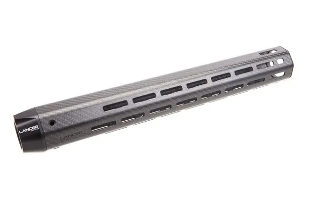 Lancer Systems .308/7.62 LCH7 LIGHTWEIGHT M-LOK Carbon Fiber Handguard XL (No Rails) - 15"