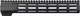 JE Machine Tech AR-15 Ultralightweight Minimalist Full Top Rail 12 in No Anti Rotation Tabs Black