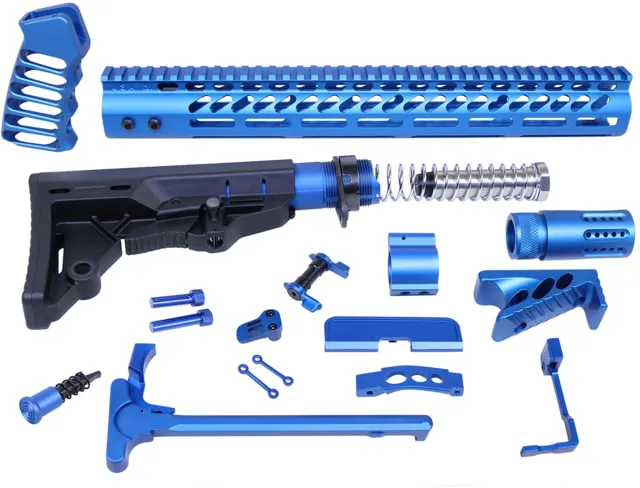 Guntec USA AR-15 Ultimate Rifle Kit Anodized Blue