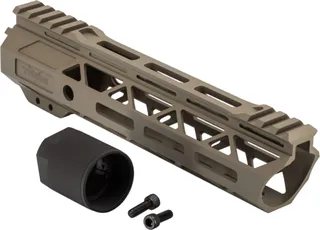 TRYBE Defense Magnesium Alloy Go Fast Ultra Lightweight Handguard Cut Top Rail M-LOK FDE 9in