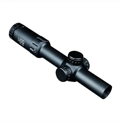 1-8x24mm FFP Illuminated Rbr Reticle Black